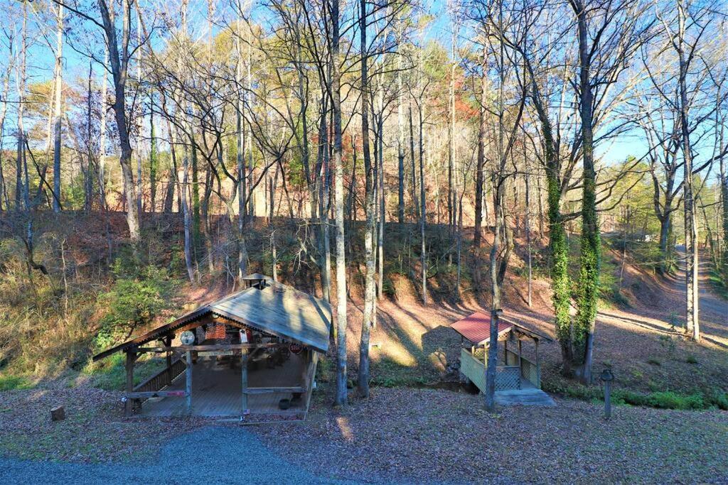 Oktoberfest Themed Cabin In Woods Stream #14 Helen Exteriér fotografie
